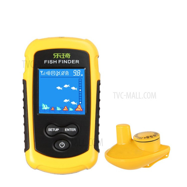 LUCKY FFW1108-1 Intelligent Sonar Wireless Fish Finder with HD LCD Screen and Fish Alarm