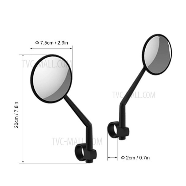 2PCS/Pack Rearview Mirrors Rear View Glass for Xiaomi Mijia M365 Electric Scooter