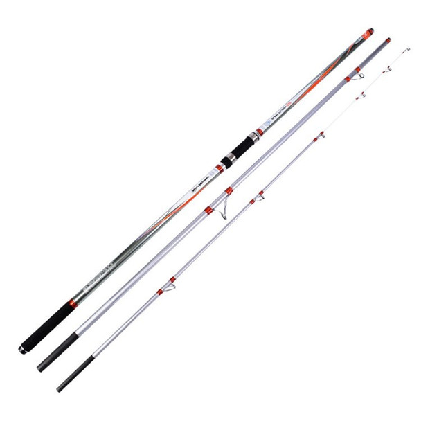 HYARID 4.2m High Strength Fishig Rod Carbon Fiber Spinning Fishing Rod 3 Sections Surf Fishing Pole