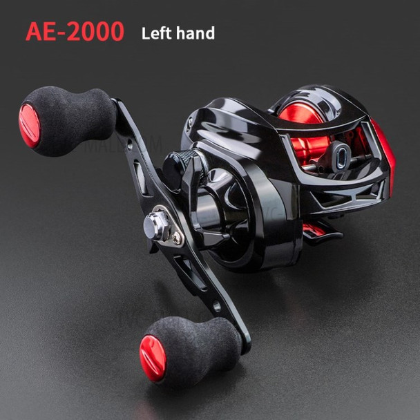 Baitcasting Fishing Reel AE2000 7.2: 1 Gear Ratio 8kg Max Drag Magnet Fishing Wheel - Left Hand