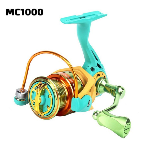 Smooth MC1000-2000 8KG Max Drag Fishing Reel 5.2:1 Left / Right Spinning Reel - MC1000