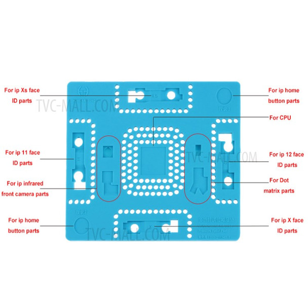 MagicPad Multi-functional Positioning Presssure-reducing Protective Pad for BGA CPU IC Reballing