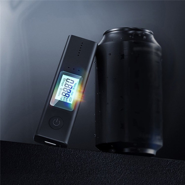 Handheld Portable Alcohol Detector Breath Tester Quick Response Alcohol Tester Breathalyzer with LCD Display Screen