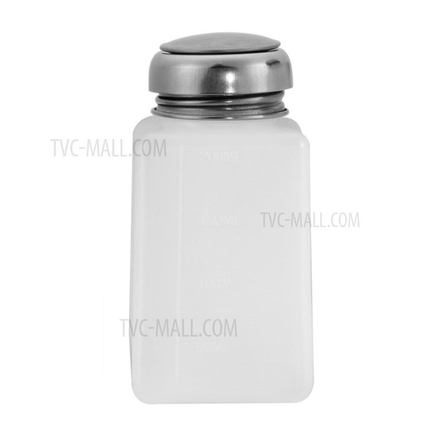 White Plastic Graduated Anti-static Alcohol Bottle 120ML with Pump Cap for iPhone 6/6s/6s Plus/6 Plus