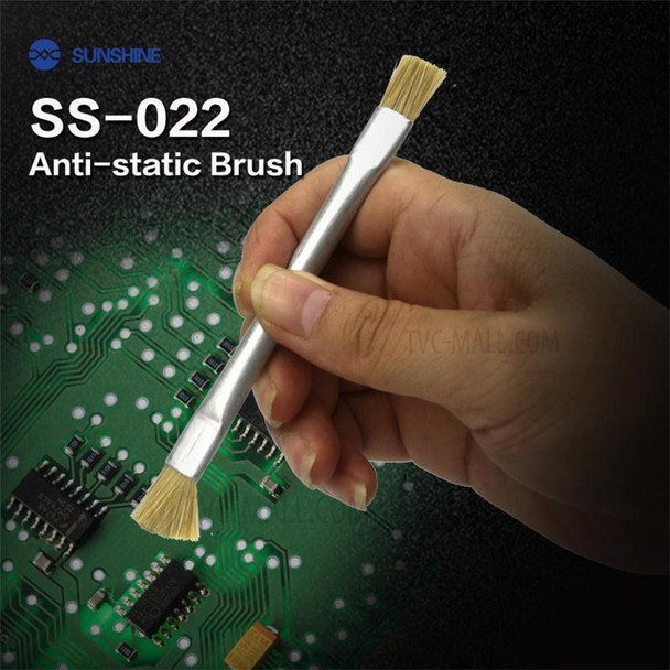 SUNSHINE 1Pcs /Pack SS-022 PCB Repair ESD Anti Static Dust Brush for Mobile Phone Tablet PCB BGA