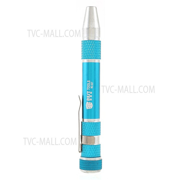 BEST BST-927 9 in 1 S2 Precision Magnetic Aluminum Alloy Handle Pen Screwdriver Bit Set