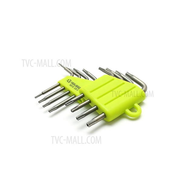 8PCS Torx Key Star Wrench Set Tool Screwdriver T5 T6 T7 T8 T9 T10 T15 T20