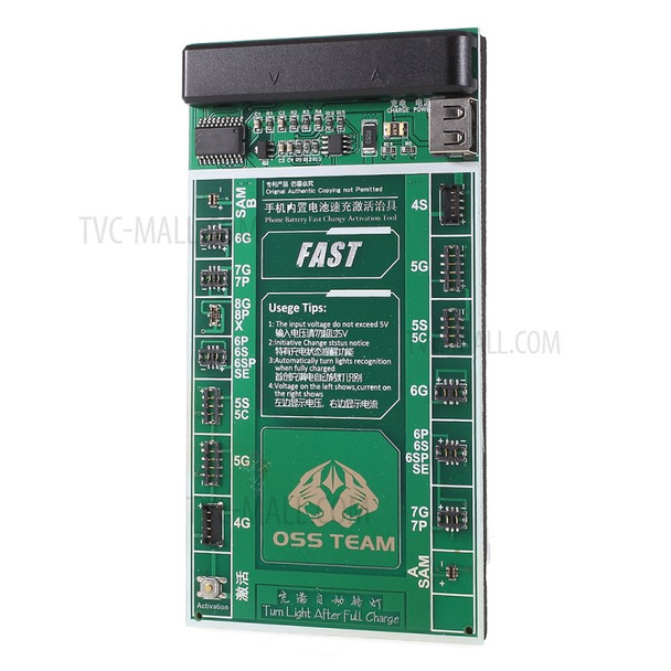 W208A+ 2 in 1 Battery Fast Charging and Activation Board for Apple 4-8P iPhone X Samsung