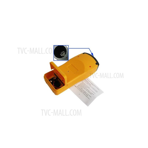 Ultrasonic Distance Measurer Laser Point Distance Measuring Tool for Realtor Builders - Yellow