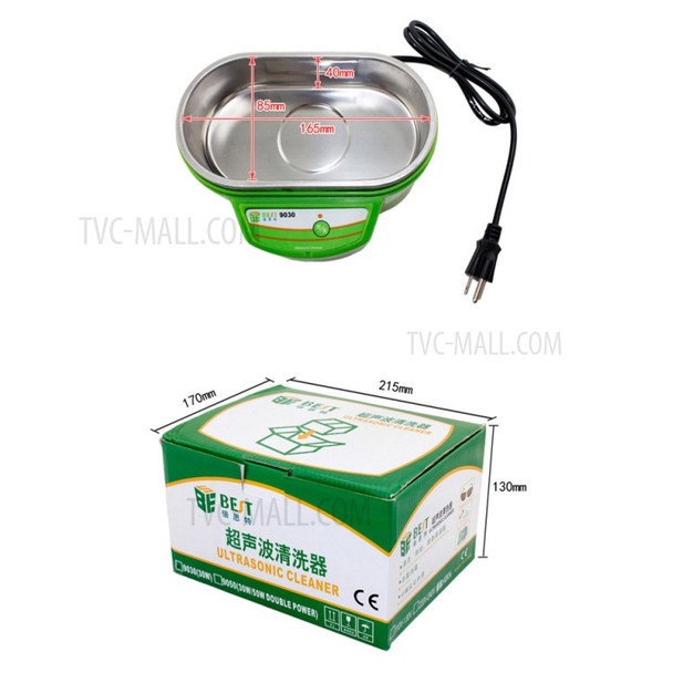 BEST BST-9030 220V-240V Ultrasonic Cleaner Practical Ultrasonic Cleaning Machine