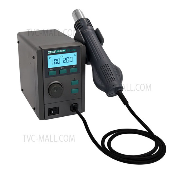 QUICK 2008D+ Upgrade 110V Hot Air Desoldering Station for BGA Reballing SMD Phone motherboard Repair Tools