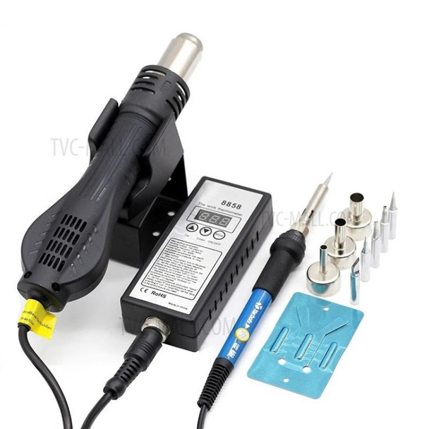 8858 BGA Rework Solder Station Hot Air Gun Hair Dryer Heat Blower Gun Desoldering Welding Tool