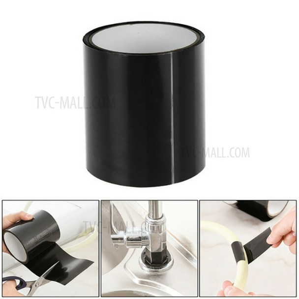 Super Strong Waterproof Fiber Tape Stop Leakage Seal Repair Tape Auto Fix Adhesive Tape - Black