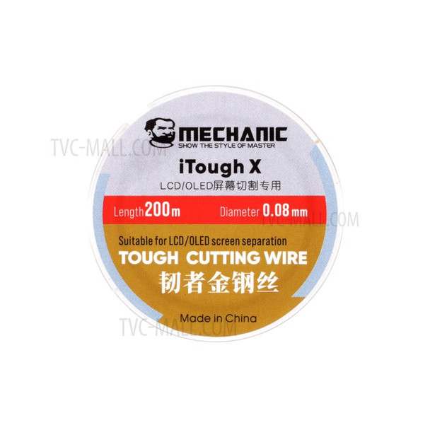 Diamante Wire for Mobile Phone LCD Screen Separation, Size: 0.08mm x 200m