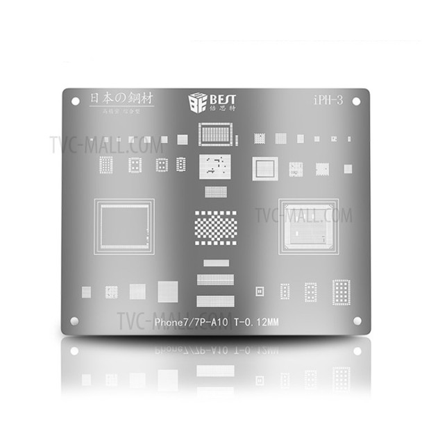 BST-iPH-3 IC Chip BGA Reballing Stencil Solder Template for iPhone 7/7P-A10