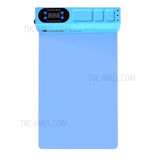 SUNSHINE S-918E 110V/220V Blue LCD Heating Stage Pad Screen Separator LCD Screen Repair Kits Separating Tool - US Plug