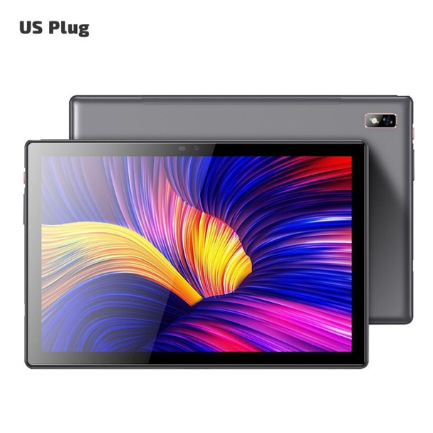 P40 10.1 inch IPS HD Display Android 11 Tablet 4G RAM 64G ROM 5MP+13MP Dual Cameras Tablet - Grey/US Plug