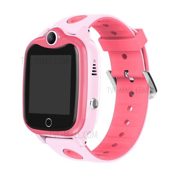 D06 Children Phone Watch 1.44 inches HD Screen GPS Tracker SOS Call Kids Smart Watch - Pink