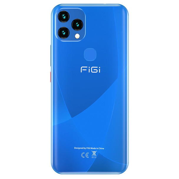 FIGI NOTE 1C 3+32GB 4G 6.6-Inch Smartphone 5MP+13MP Dual Camera with EU Plug Adapter Fingerprint Unlock - Dark Blue