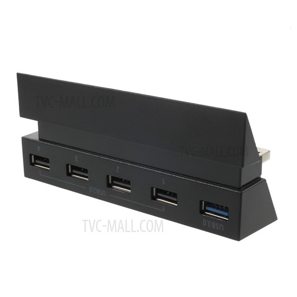 DOBE TP4-006 5-Port USB HUB for PS4 Game Console (1 x USB 3.0 + 4 x USB 2.0)