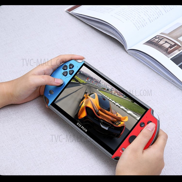 X12 Plus 7-inch Video Game Console Built in 1000 Games 16GB Handheld Double Joystick Game Controller Spupport AV Output TF Card Music E-book