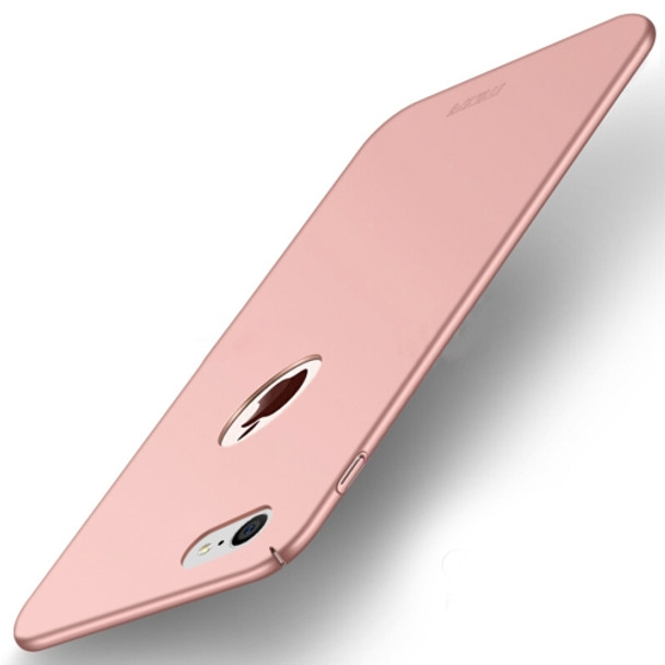 MOFI for iPhone 8 Frosted PC Ultra-thin Edge Fully Wrapped Up Protective Case Back Cover (Rose Gold)