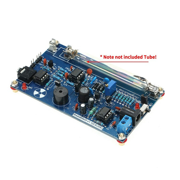 Anti-rust Durable Assembled Radiation Detector System, DIY Miller Tube Tube Nuclear Radiation Detector Geiger Counter Kit Module Experimental Module