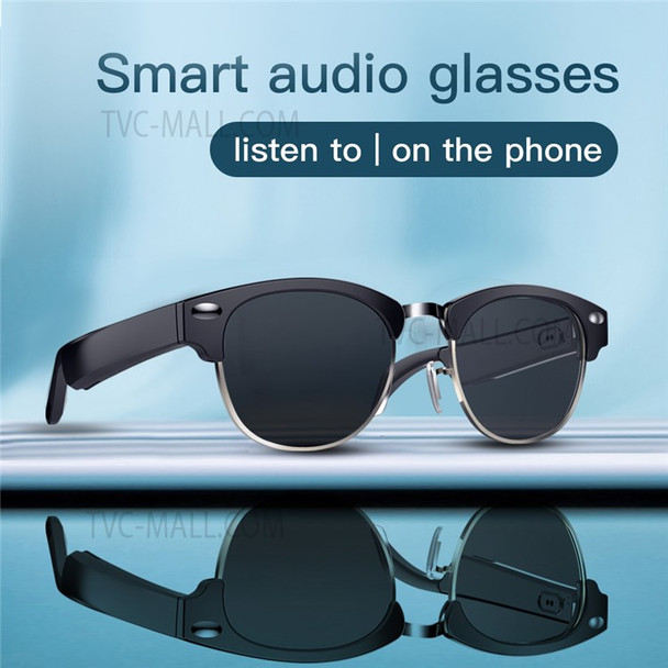 LEMONDA SMART E20 TWS Bluetooth Call Music Play Glasses Headset Anti-glare Smart Audio Glasses - Black