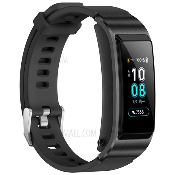 HUAWEI Talkband B5 Color Screen Full Touch Scientific Sleep Health Bracelet Wrist Bluetooth Headset Smart Wristband - Black