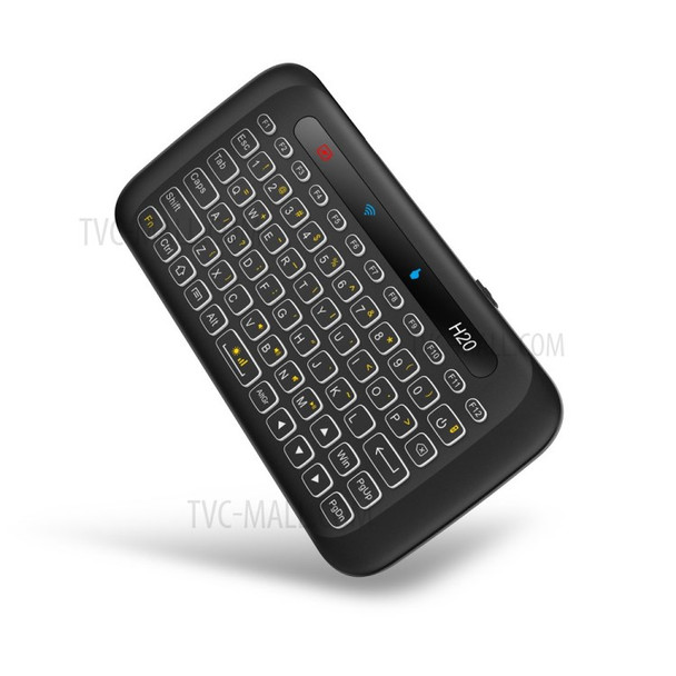 2.4GHz Backlight Colorful Wireless Keyboard with Large Touch Panel
