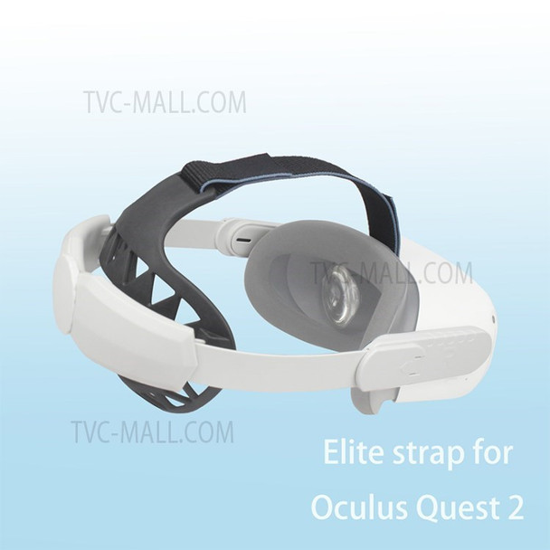 Soft Comfortable Wearing Lightweight Headstrap for Oculus Quest 2 Headband - White
