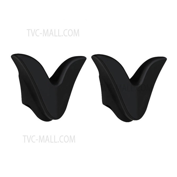 HIBLOCKS 2Pcs Nose Pad Skin-friendly Light Blocking Pad for Oculus Quest 2 - Black