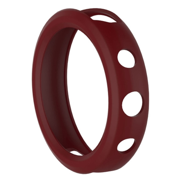 For ASUS Zenwatch 3 Silicone Watch Case(Wine Red)