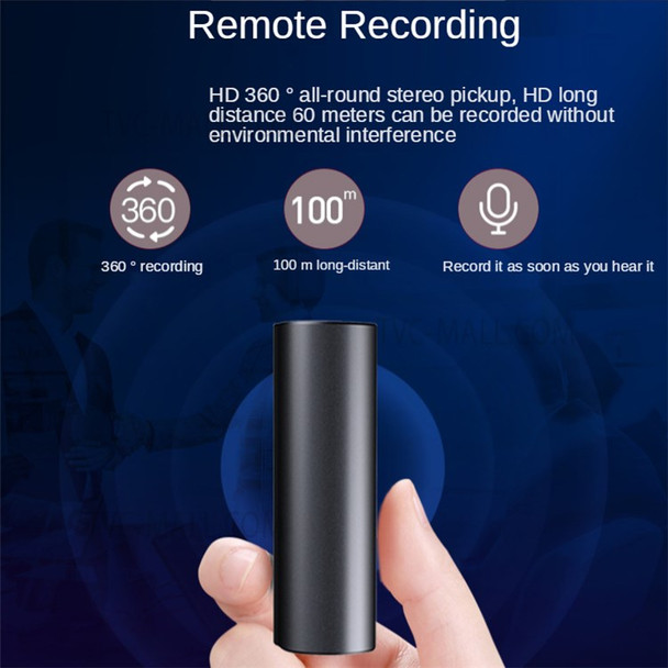 Q73 8GB Rechargeable Mini Audio Voice Recorder Magnetic Noise Reduction Digital HD Dictaphone