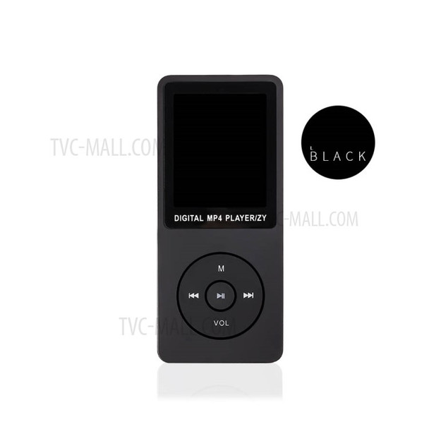 ZY418 1.8-inch Display Multi-function Portable Sports MP3 Music Player - Black