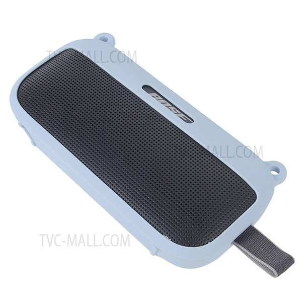 Bluetooth Speaker Protective Case for Bose SoundLink Flex Soft Silicone Case with Shoulder Strap - Baby Blue