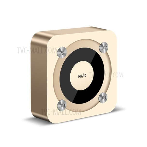 A9 Bluetooth Speaker Bass 8hrs Playtime Wireless Speaker - Gold