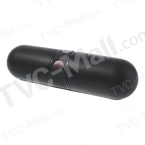 Black Fivestar F-808 Pill Design Multi-function Hi-Fi Bluetooth Speaker with MIC Support TF Card FM Hands-free