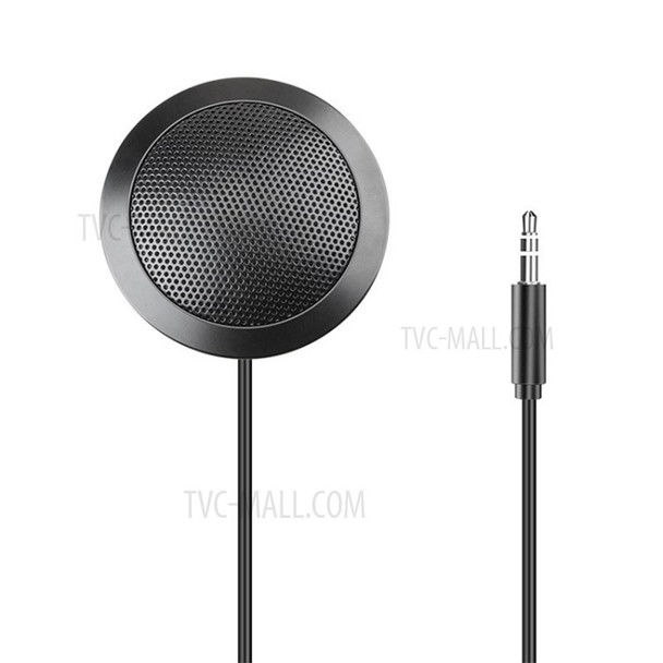 3.5mm Conference Microphone USB Computer Mic 360° Omnidirectional Stereo PC Microphone