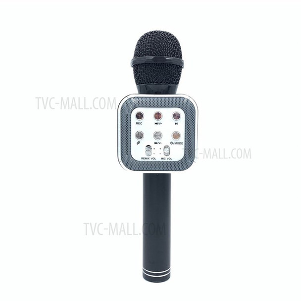 WS1818 Handheld Karaoke Microphone Wireless Bluetooth Mic Speaker - Black