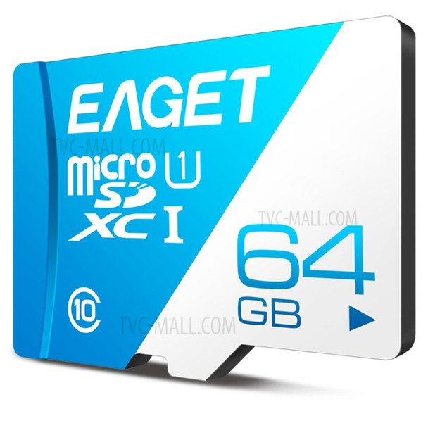 EAGET T1 64GB Micro SD Card High Speed Class 10 Micro SD TF Card