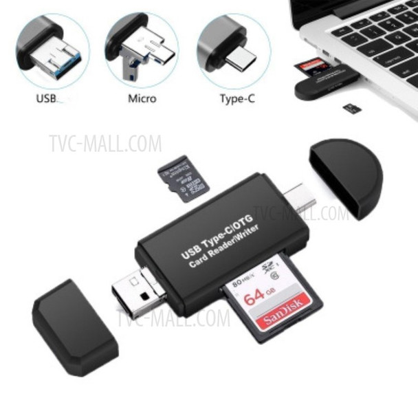 OTG Micro SD Card Reader USB Type - C for Micro SD Adapter Flash Drive Card Reader