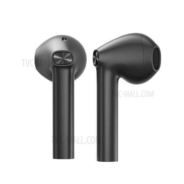 J80 Wireless Bluetooth 5.1 Earbuds In-Ear Touch Binaural Noise Reduction TWS Stereo Earphones - Black