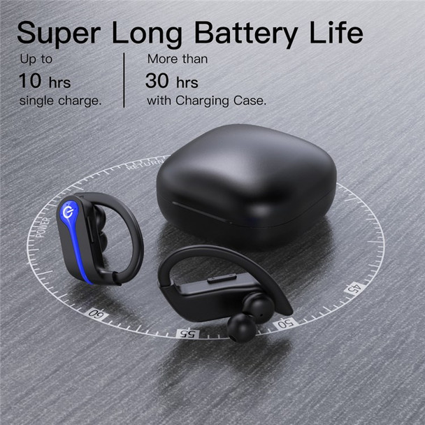 HBQ-Q62-9 Earphone TWS Wireless Bluetooth 5.0 Noise Reduction Low-Latency Ear Hook Design Headset Gaming Headphone