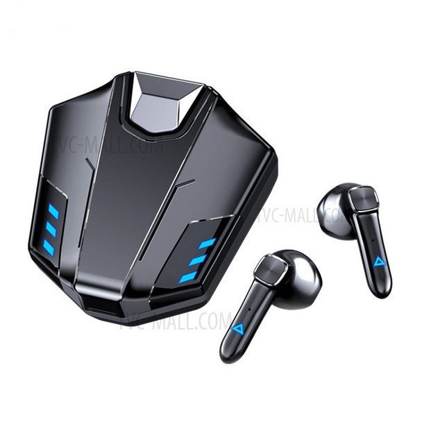 BH113 Wireless Bluetooth Gaming Earpiece TWS Stereo Sound Bluetooth Headphone Earphone for Mobile Gamer - Black