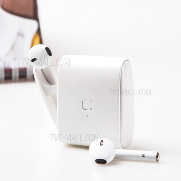 AP02 Wireless Earpiece Bluetooth 5.0  Earphones Stereo Sound 300mAh Headphones - White