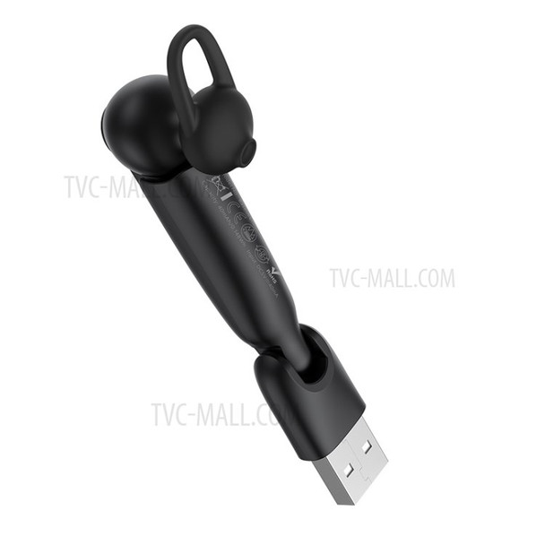 BASEUS A05 Encok USB Vehicle-mounted Single Bluetooth 5.0 Earphone - Black