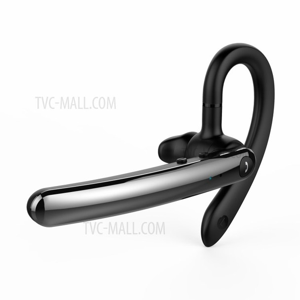 F990 Wireless Bluetooth 5.0 Earphones Noise Reduction Earhook Earbud with Microphone for Driving Meeting - Black