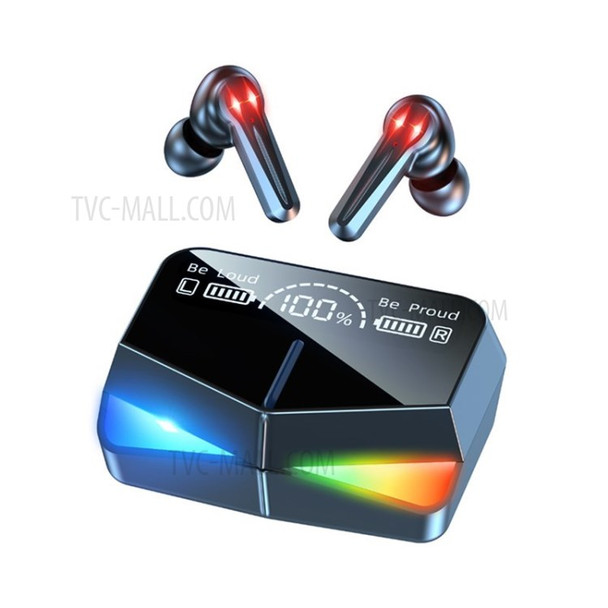 M28 Wireless Gaming Earbuds Bluetooth Headphones Game Earphones Stereo Sound Gaming Earbuds - Black