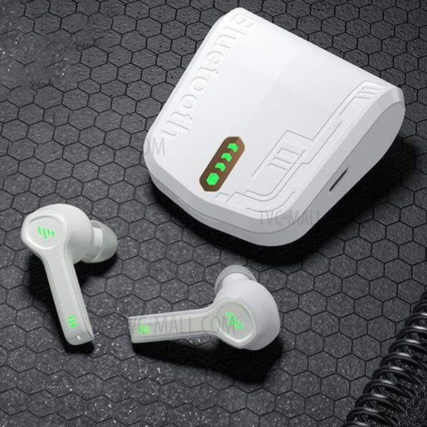 M01 Bluetooth Gaming Earpiece Wireless Headphones Mobile Gamer Earphones - White
